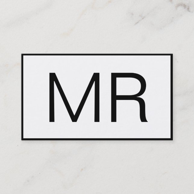 Cartão De Visita Luxo clássico preto e branco com mídia social (Frente)