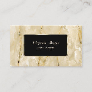 Cartão De Visita Luxo Elegante Estiloso, Moderno, Quadro Preto, Már