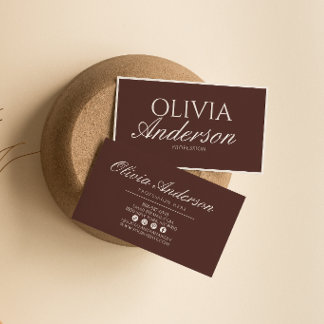 Cartão De Visita Luxo Espresso Retro Vintage Dinheiro Antigo Elegan