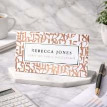 Luxo Rosa Ouro CPA Minimal