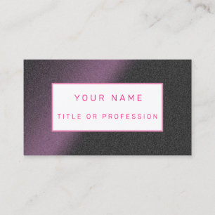 Cartão De Visita Luxo Roxo