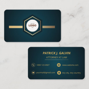 Cartão de Visita luxuoso Empresarial personalizado