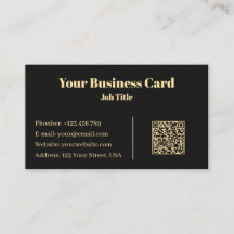 Luxuoso Minimalista Profissional Preto e Dourado