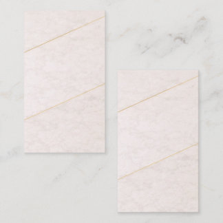 Cartão De Visita Luxury Blank Business Card – Ivory & Gold