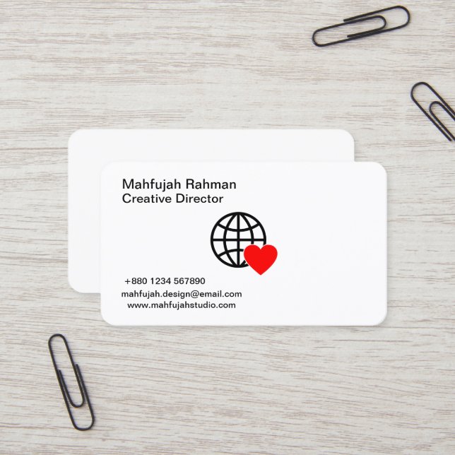 Cartão De Visita Luxury Business Cards | Minimalist | Modern Maker (Frente/Verso In Situ)