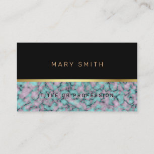Cartão De Visita Luxury Elegante Marble