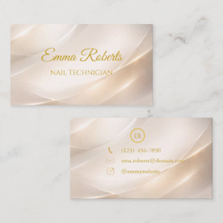 Cartão De Visita Luxury Gold Elegant Business Card | Modern Minimal
