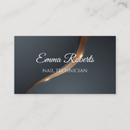 Cartão De Visita Luxury Gold Elegant Business Card | Modern Minimal