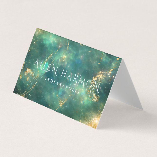 Cartão De Visita Luxury Minimal Custom Family Name | 5-Minute Edit (Frente)