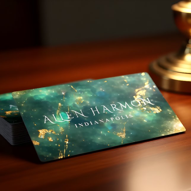 Cartão De Visita Luxury Minimal Custom Family Name | 5-Minute Edit (Criador carregado)