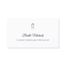 Luxury Skincare Specialist Minimal Elegant