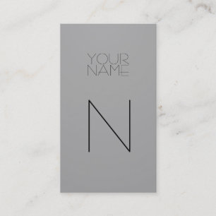 Cartão De Visita Luz da forma - cinza