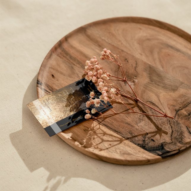 Cartão De Visita Luz Dourada 001 (Very elegant gold light business card)