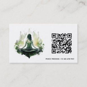 Cartão De Visita Luz enraizada Meditação do Feminino Sagrado