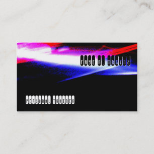 Cartão De Visita Luz pessoal da noite