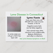 Lyme Disease in Connecticut Information Cards
