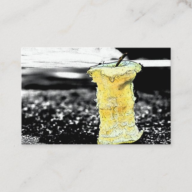 Cartão De Visita Maçã velha (Frente)