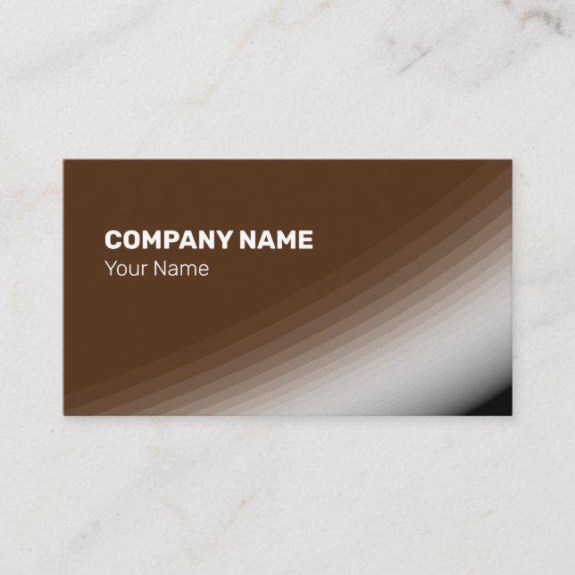 Cartão De Visita Maçãs e Raios Pretos Brancos e Bons-Marrons (Frente)