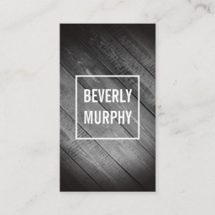 Cartão De Visita Madeira aflada com embelezamento e vinheta