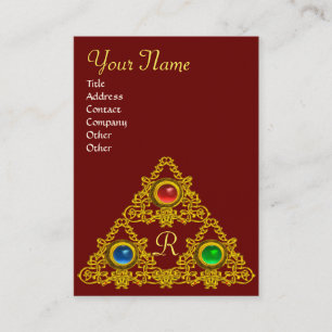 CARTÃO DE VISITA MAGIC ELFIC TALISMAN MONOGRAM