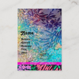 Cartão De Visita MAGIC MYRTLE MONOGRAM Reflexões aleatórias