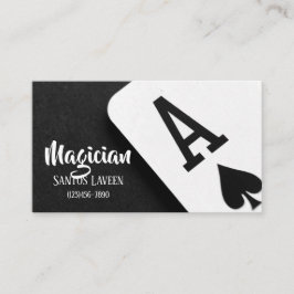 Cartão De Visita Magician Business Card
