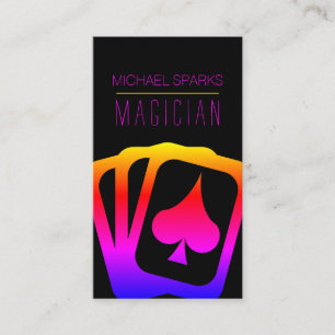 Cartão De Visita Mágico, Casino, Poker, Dealer, Entretenimento,