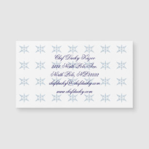 cartão de visita magnético