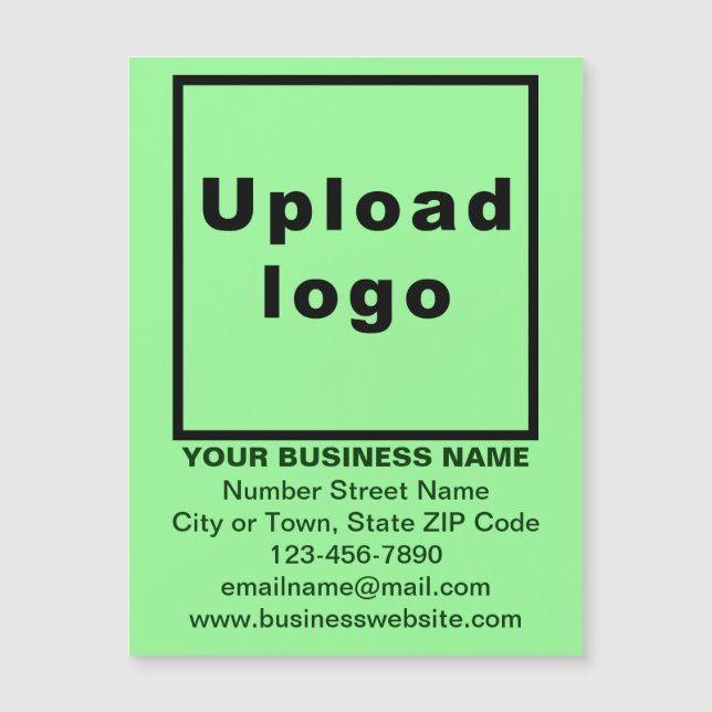 Cartão de visita magnético leve de 4,25" x 5,6" (Frente)