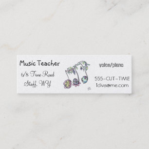 cartão de visita magro