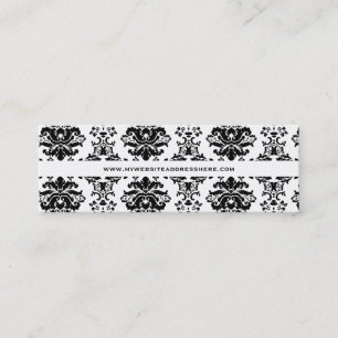 Cartão de visita magro barroco moderno do Web site