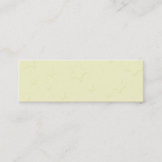 Cartão de visita magro das estrelas