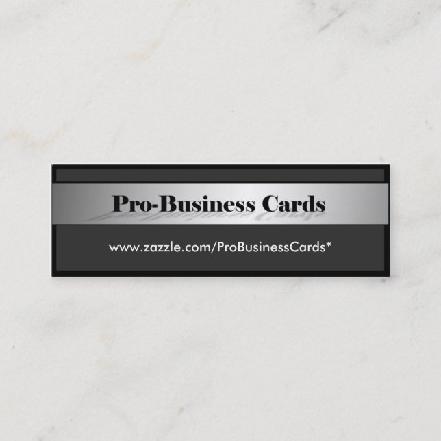 Cartão de visita magro de ProBusinessCards (Frente)
