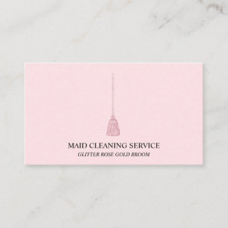 Cartão De Visita Maid Clearing Housekeeper