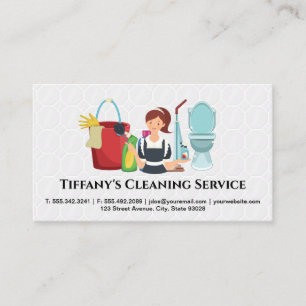 Cartão De Visita Maid in Attyre Material e equipamento de limpeza