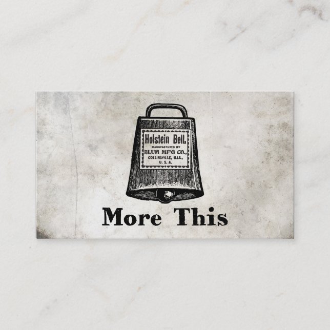 Cartão De Visita Mais Cowbell (Frente)