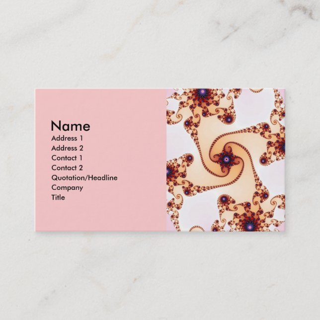 Cartão De Visita Mais profundo (Frente)