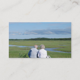 Cartão de visita mais velho do casal