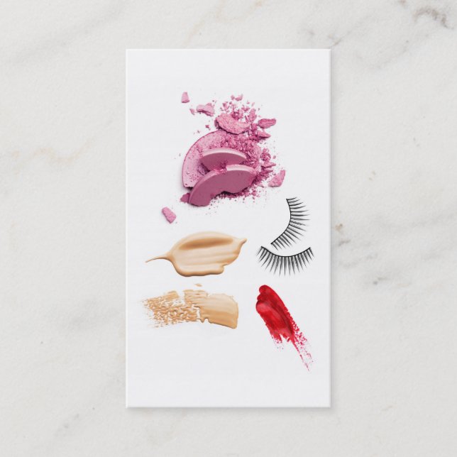 Cartão De Visita Make Up Artist (Frente)