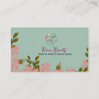 Cartão De Visita Make Up Artist Business Card 