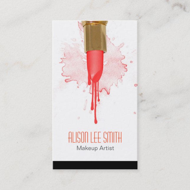 Cartão De Visita Makeup Artist (Frente)