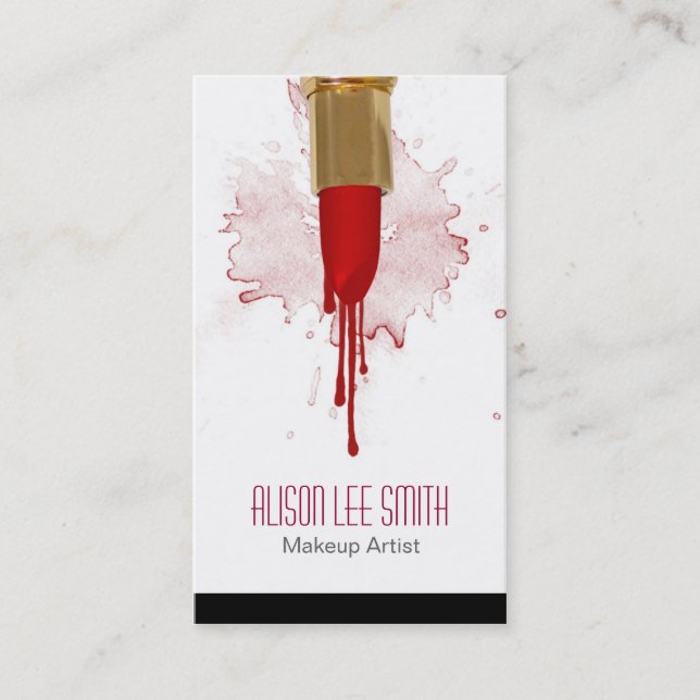 Cartão De Visita Makeup Artist (Frente)