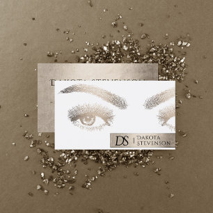 Cartão De Visita Makeup Artist Beauty Professional Elegante Doura
