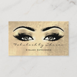 Cartão De Visita Makeup Artist Eyebrow Lashes Extension Lashes Leat
