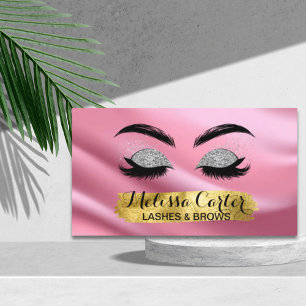 Cartão De Visita Makeup Artist Eyelash Extensões Lashes Brows