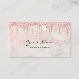 Cartão De Visita Makeup Artist Eyelash Lashes Glitter Drives Rosa