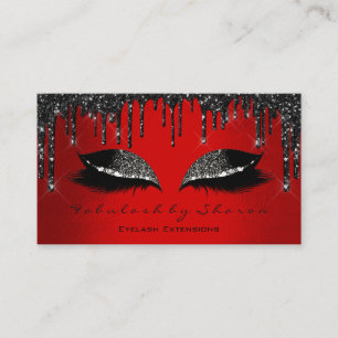 Cartão De Visita Makeup Artist Eyelashes Extensão Black Drivers Ru