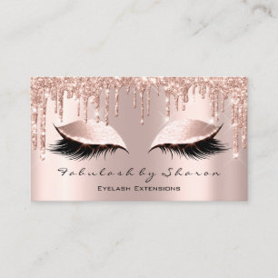 Cartão De Visita Makeup Artist Eyes Lashes Glitter Drivers Foto