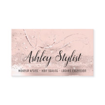 Makeup Artist Hair Salon Eyelash Scissors Rosa