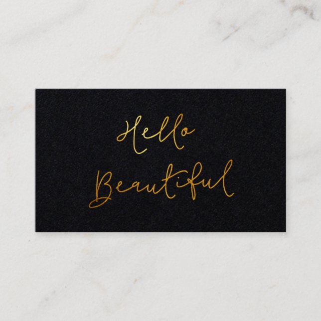 Cartão De Visita Makeup Artist Simple (Frente)